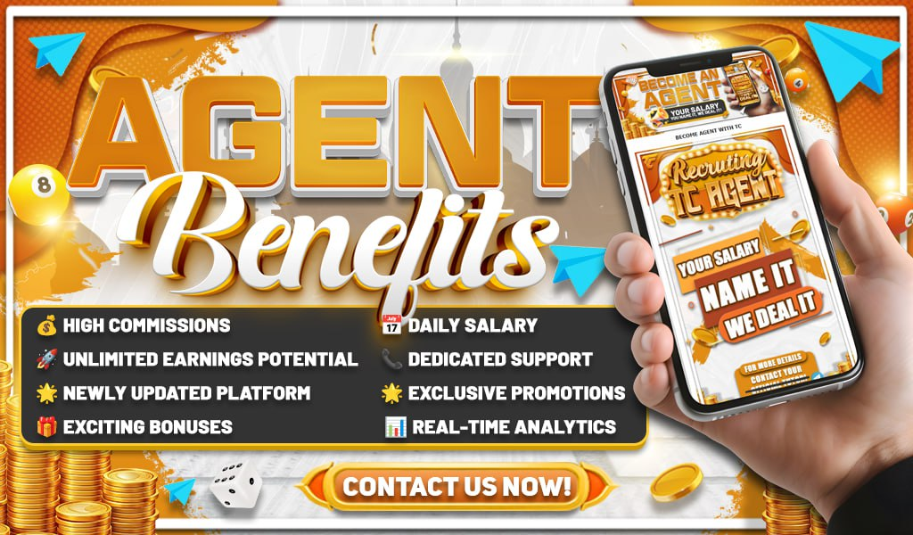 Maximize your earnings with TC Lottery agent program—high commissions, daily payouts, and exclusive rewards